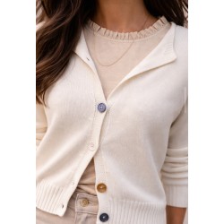 Cardigan con bottoni...