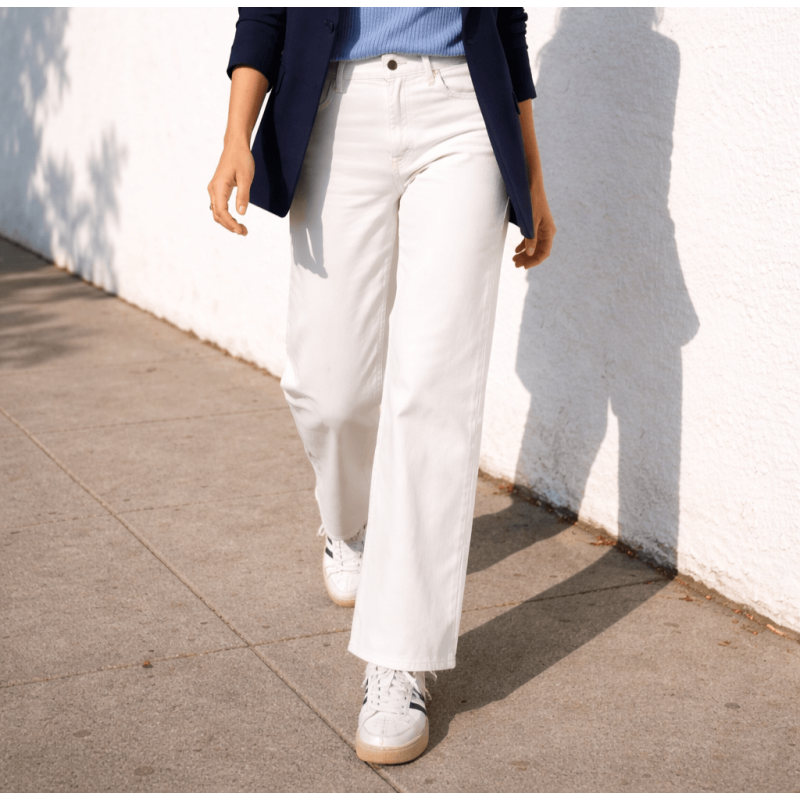 Jeans a palazzo BEIGE