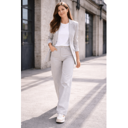 Jeans a palazzo GRIGI