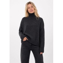 Maglione collo alto GRIGIO...