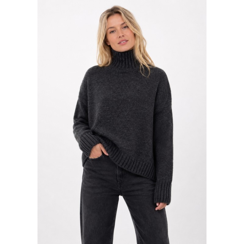 Maglione collo alto GRIGIO ANTRACITE