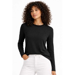 Maglia con rouches sul...