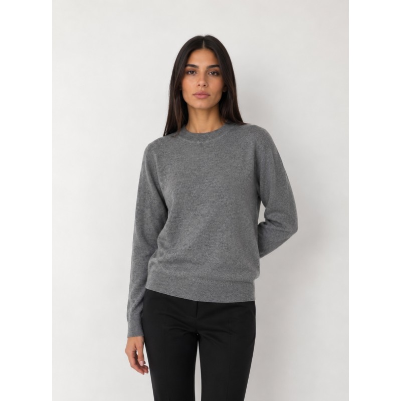 Maglioncino a ovetto GRIGIO TOPO