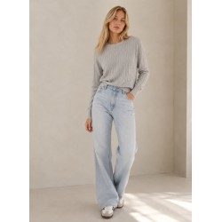 Maglioncino trecce GRIGIO